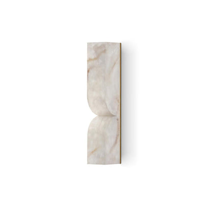 Alabaster Wall Sconce with Adjustable Light Direction
