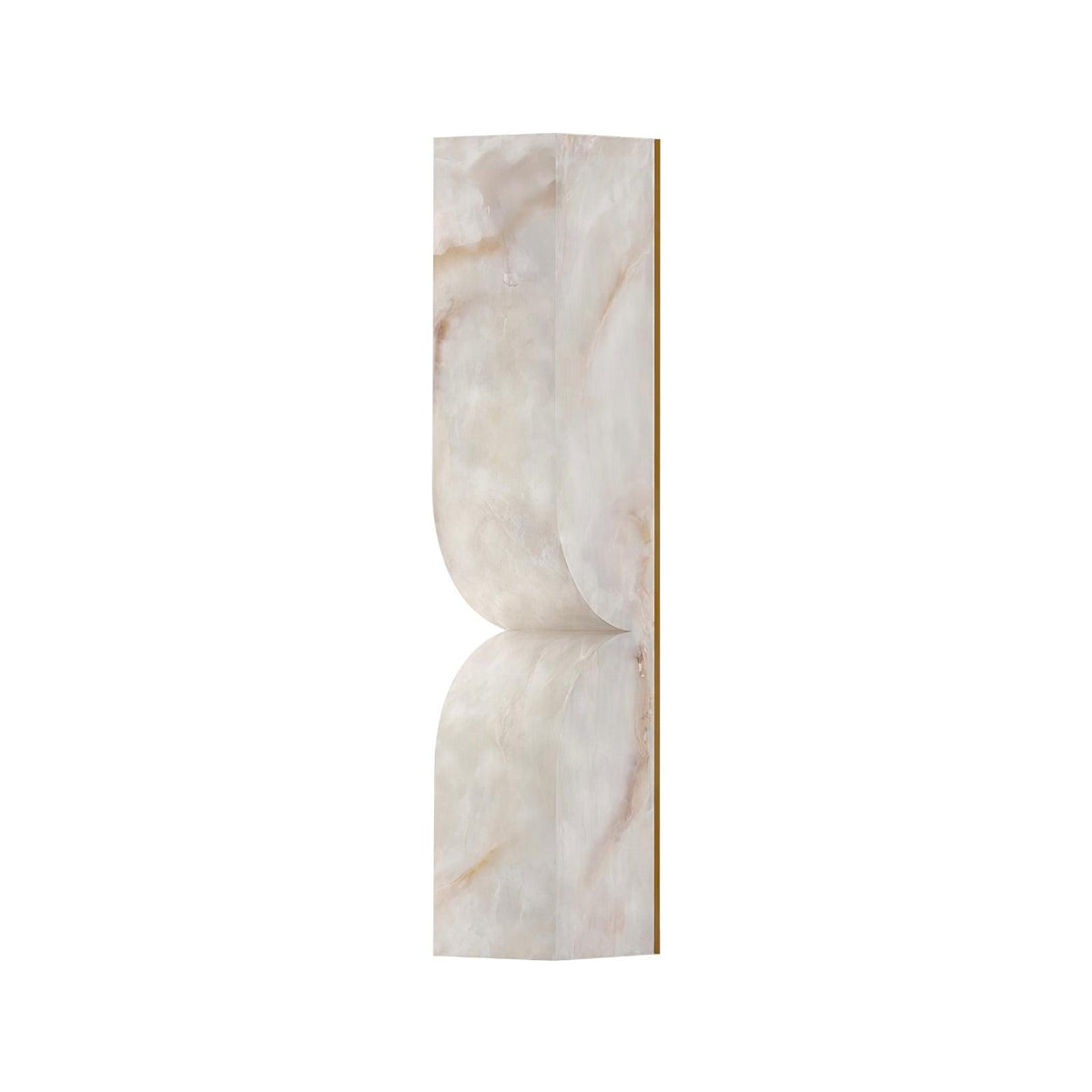 Alabaster Wall Sconce with Adjustable Light Direction