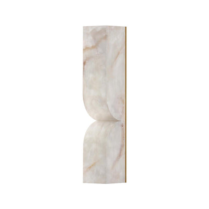 Alabaster Wall Sconce with Adjustable Light Direction