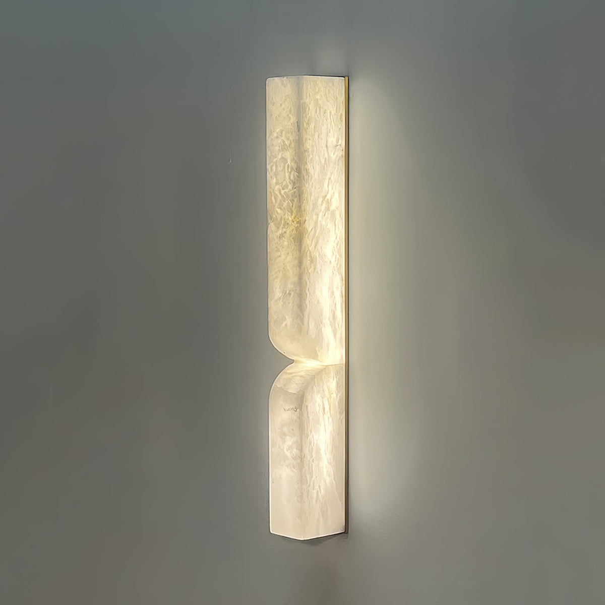 Alabaster Wall Sconce with Adjustable Light Direction