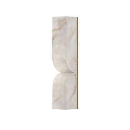 Alabaster Wall Sconce with Adjustable Light Direction
