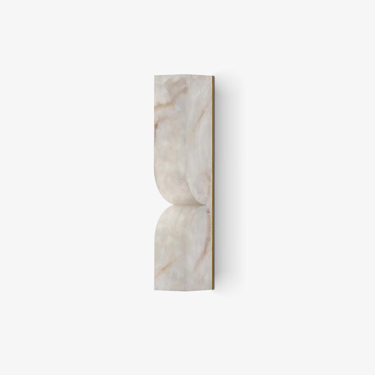 Alabaster Wall Sconce with Adjustable Light Direction