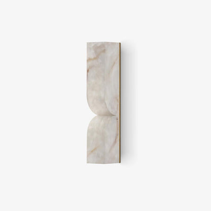 Alabaster Wall Sconce with Adjustable Light Direction