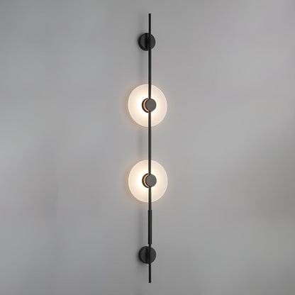 Alabaster Vertical Wall Sconce, Soft Glow