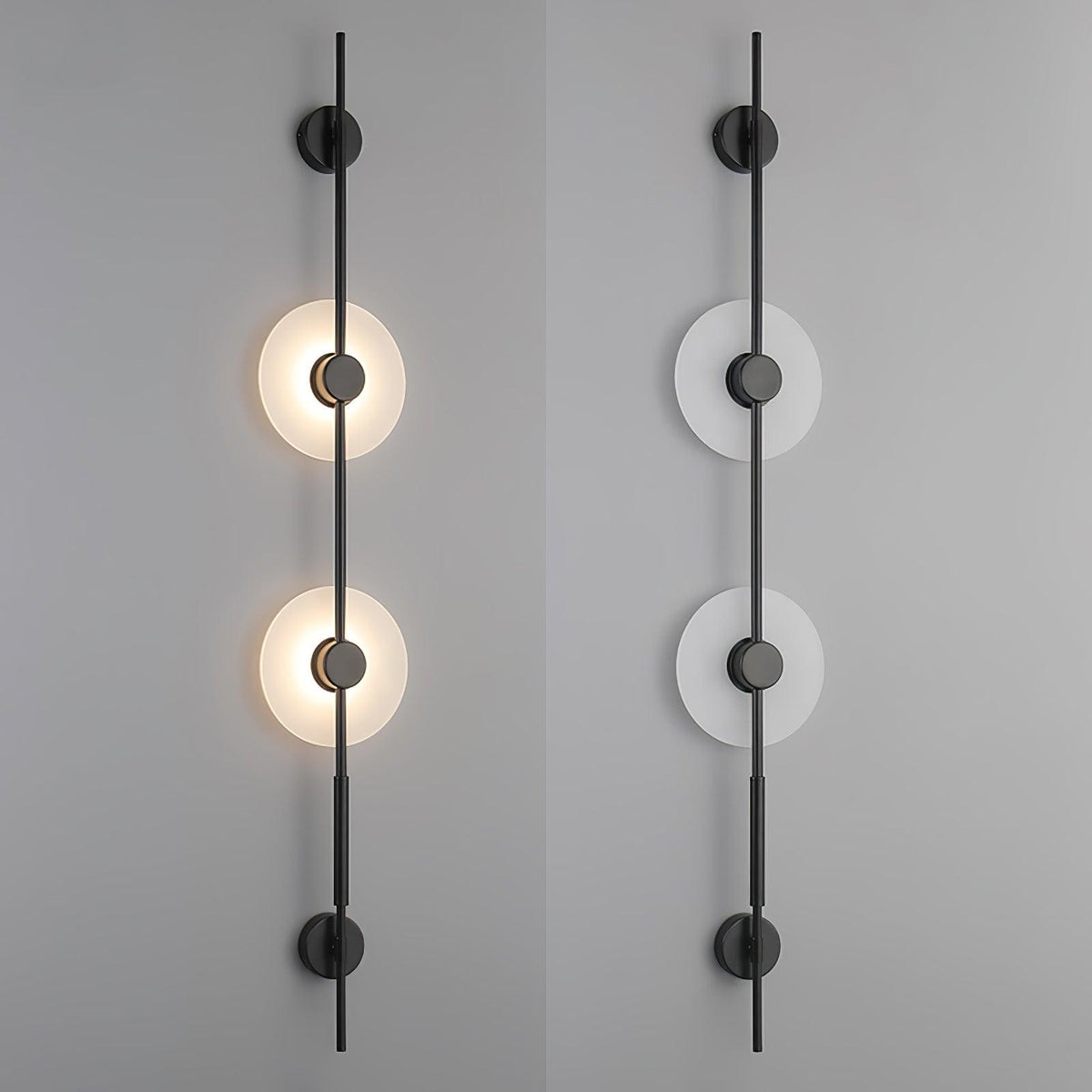 Alabaster Vertical Wall Sconce, Soft Glow