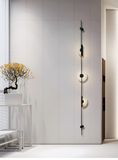 Alabaster Vertical Wall Sconce, Soft Glow