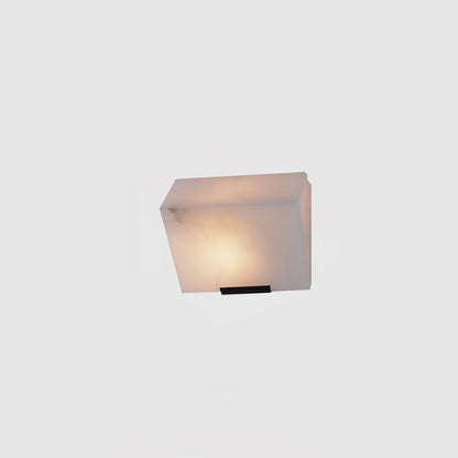 Alabaster Staircase Wall Lamp, Adjustable Brightness