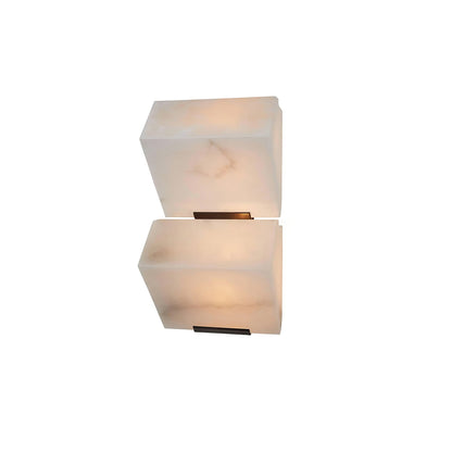 Alabaster Staircase Wall Lamp, Adjustable Brightness