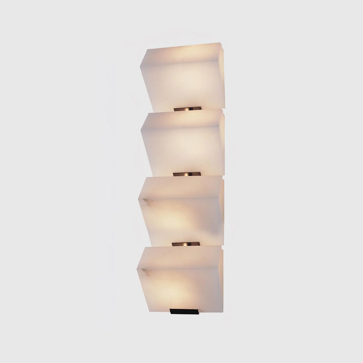 Alabaster Staircase Wall Lamp, Adjustable Brightness