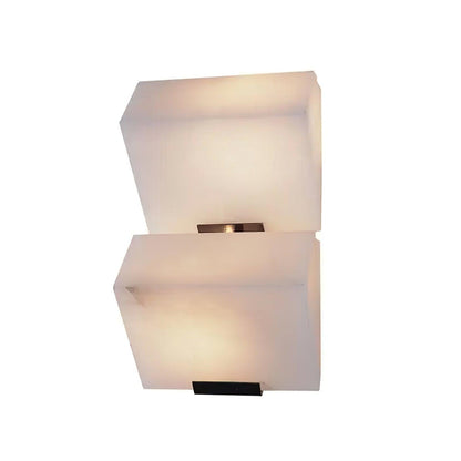 Alabaster Staircase Wall Lamp, Adjustable Brightness