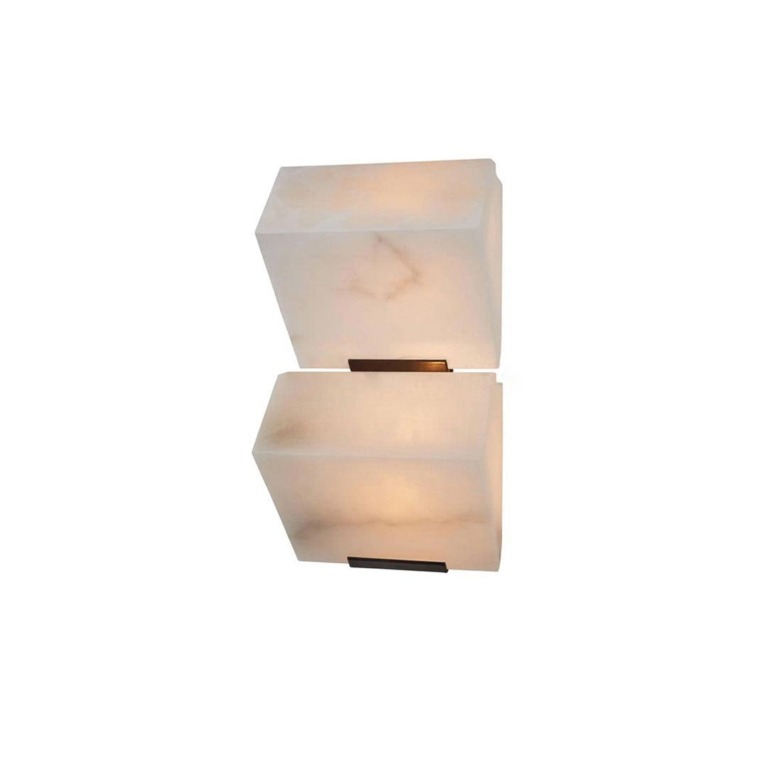 Alabaster Staircase Wall Lamp, Adjustable Brightness