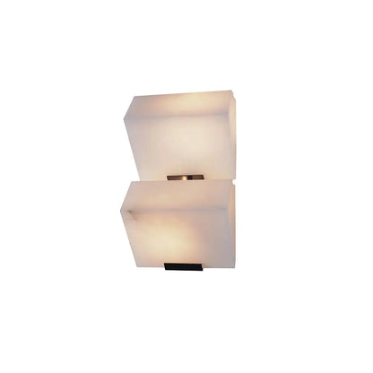 Alabaster Staircase Wall Lamp, Adjustable Brightness