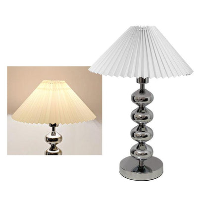 Pleated Table Lamp with Adjustable Brightness — front view