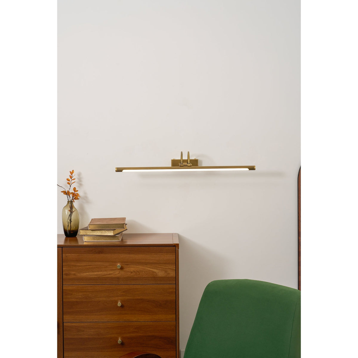 Sleek Linear Vanity Wall Light, Energy-Efficient