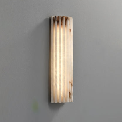 Alabaster Wall Light with Adjustable Brightness — detail view