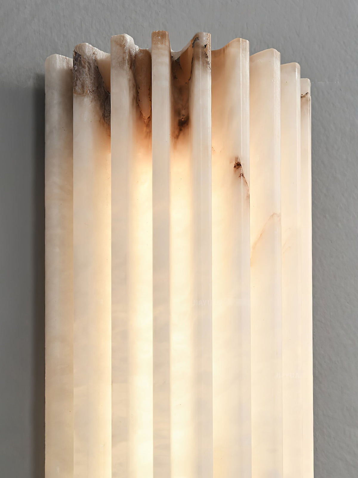 Alabaster Wall Light with Adjustable Brightness