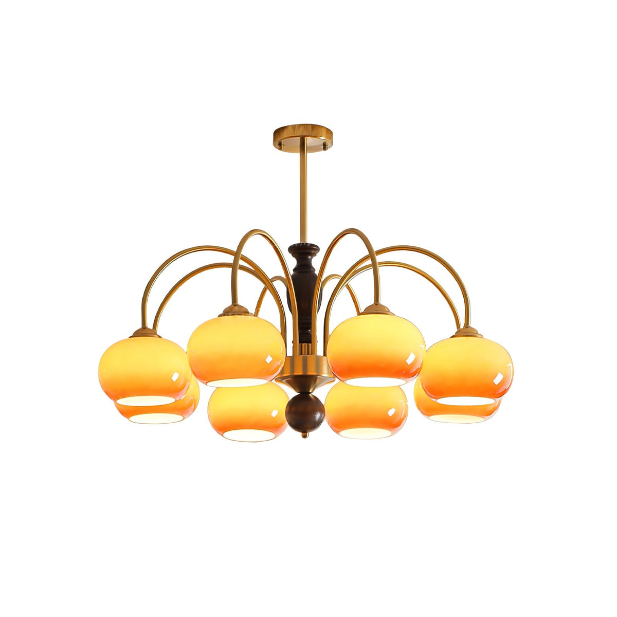 Arch Chandelier with Adjustable Brightness — detail view