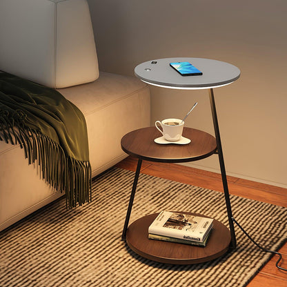Antony Professional Side Floor Lamp with Adjustable Brightness & Moder — side view