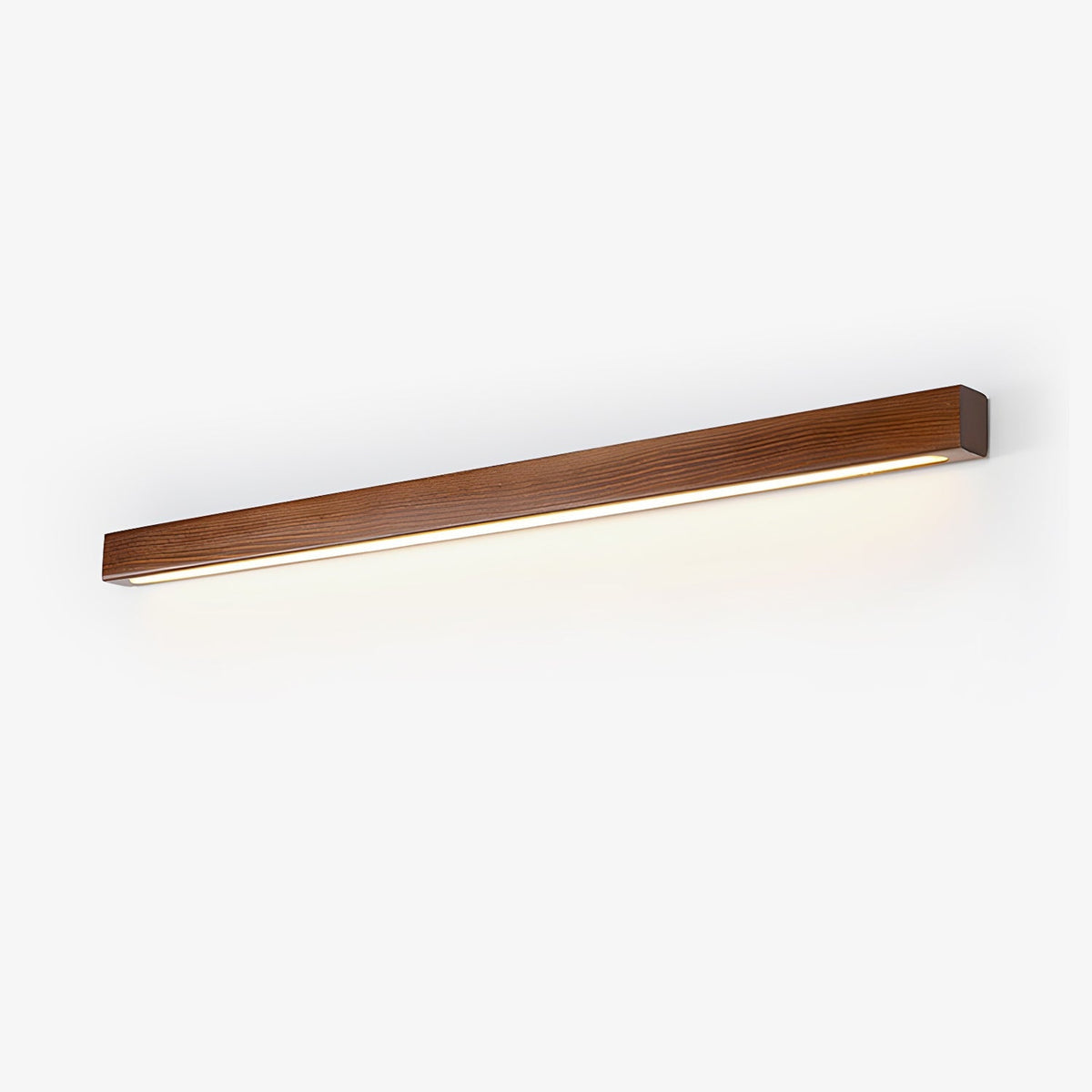 Linear Wood Wall Light, Eco-Friendly Design — front view
