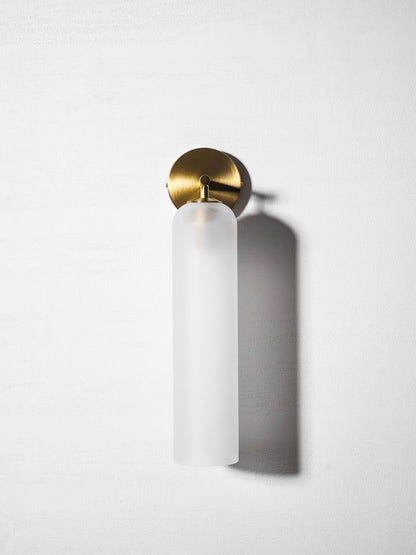 Art Glass Wall Sconce with LED Lighting