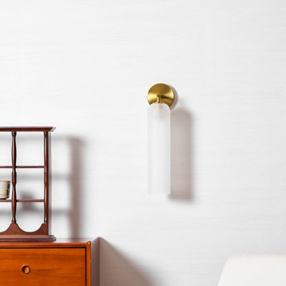 Art Glass Wall Sconce with LED Lighting