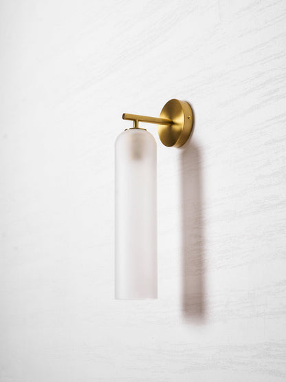Art Glass Wall Sconce with LED Lighting