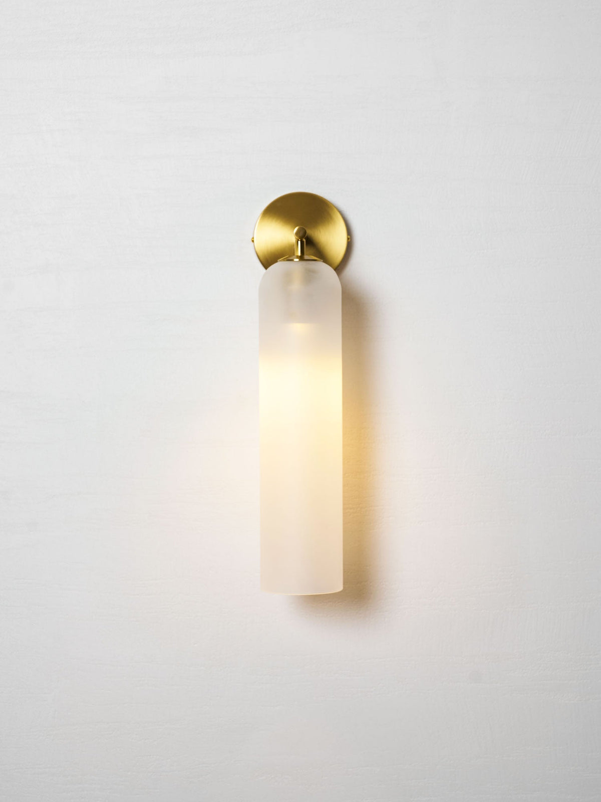 Art Glass Wall Sconce with LED Lighting
