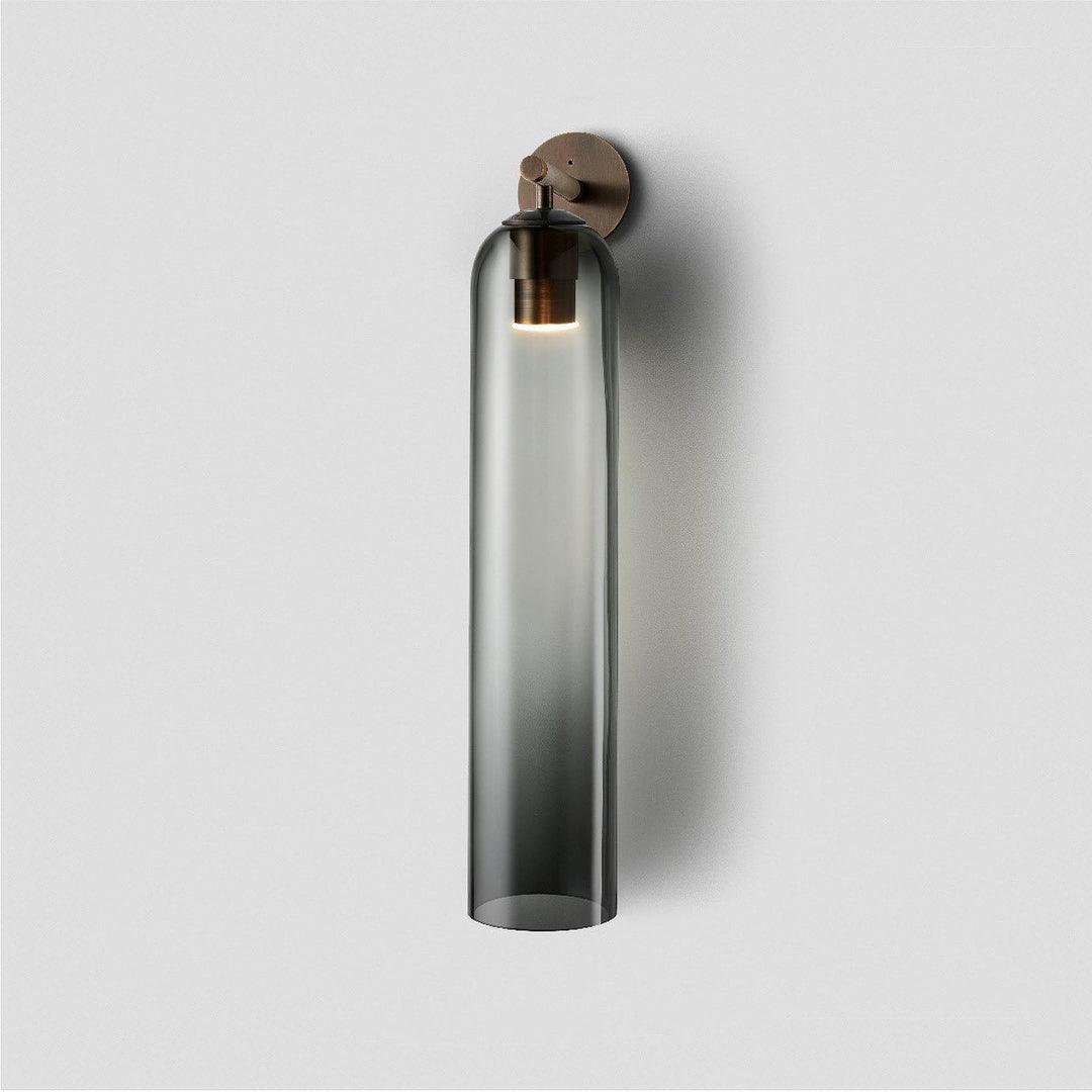 Art Glass Wall Sconce with LED Lighting