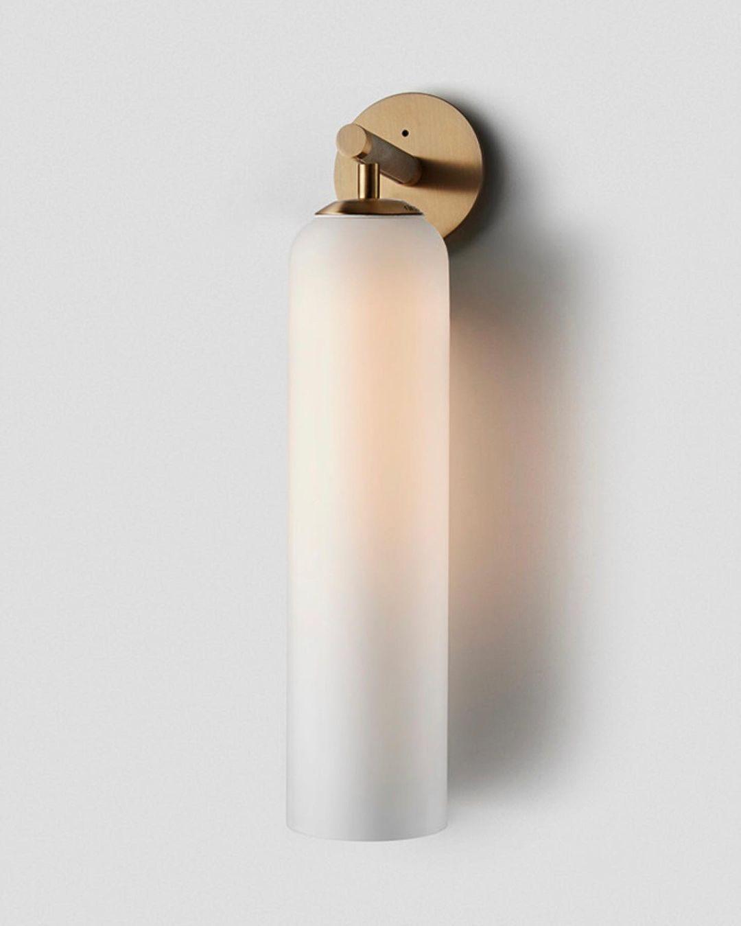 Art Glass Wall Sconce with LED Lighting