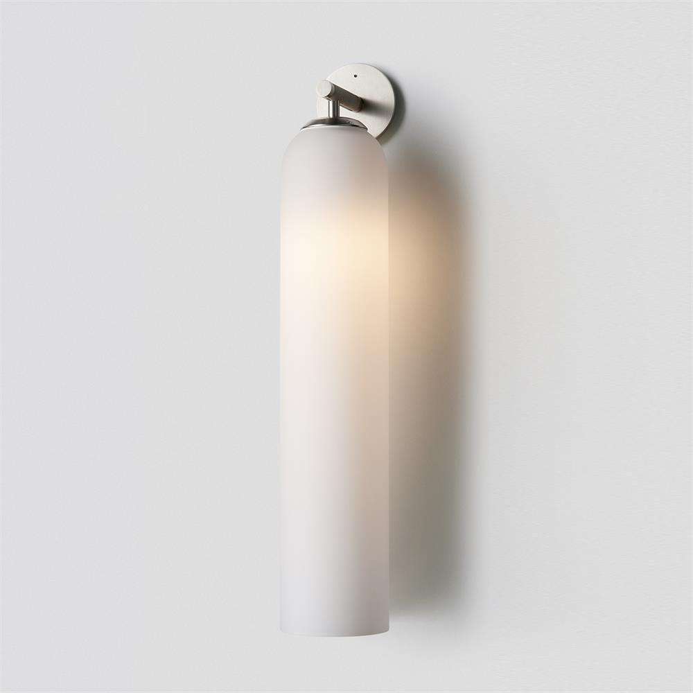 Art Glass Wall Sconce with LED Lighting