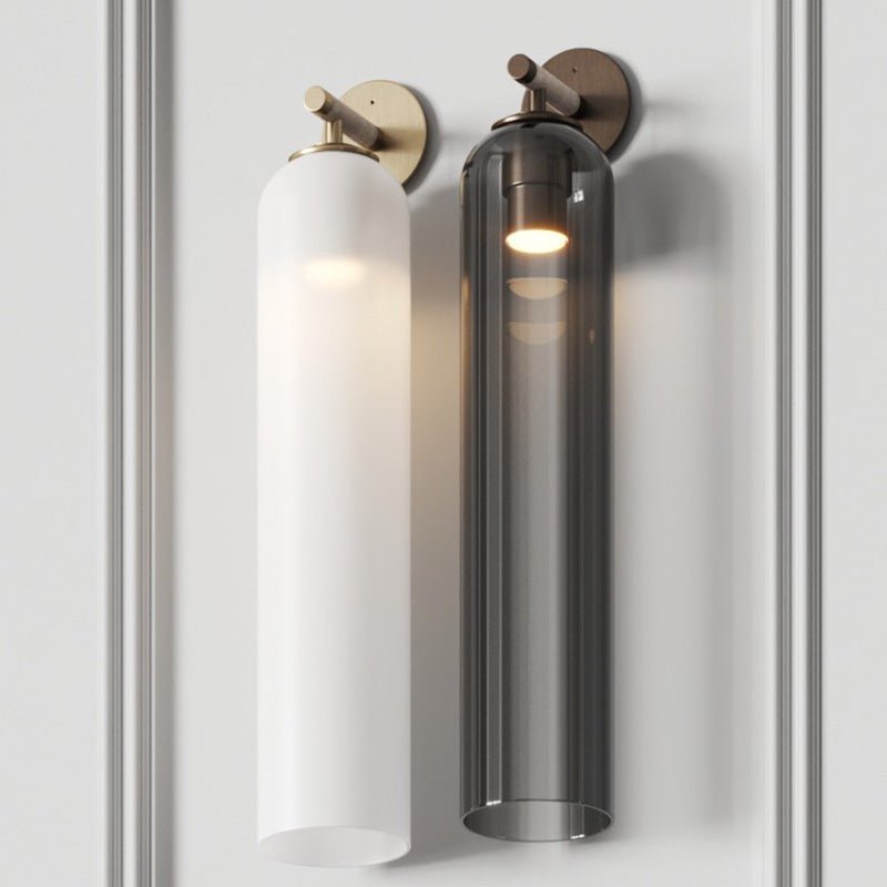 Art Glass Wall Sconce with LED Lighting