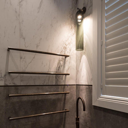 Art Glass Wall Sconce with LED Lighting