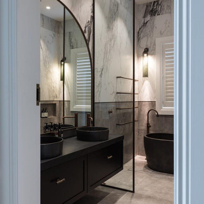 Art Glass Wall Sconce with LED Lighting