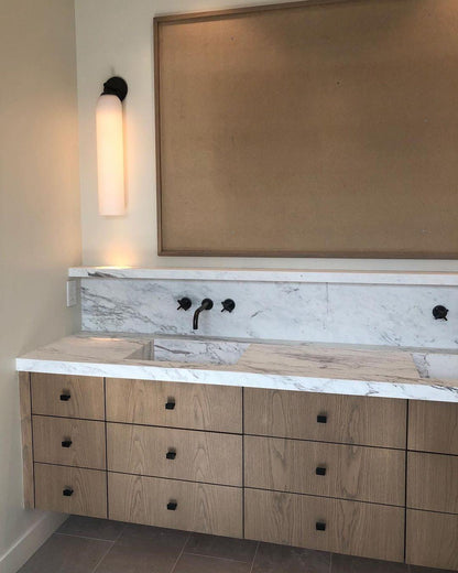 Art Glass Wall Sconce with LED Lighting
