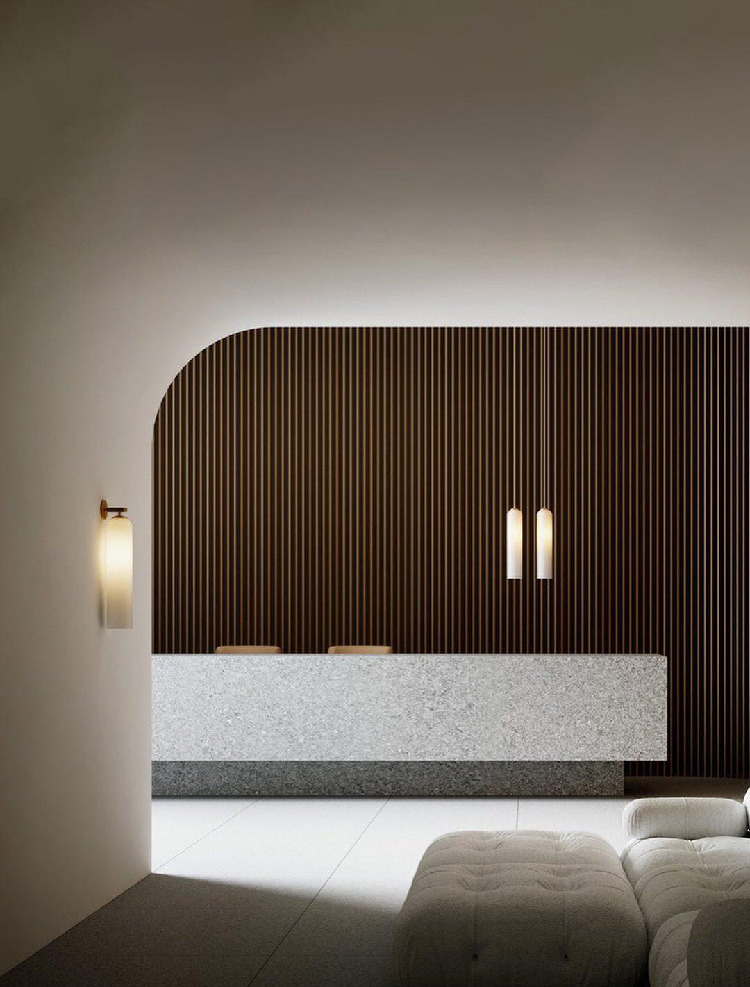 Art Glass Wall Sconce with LED Lighting