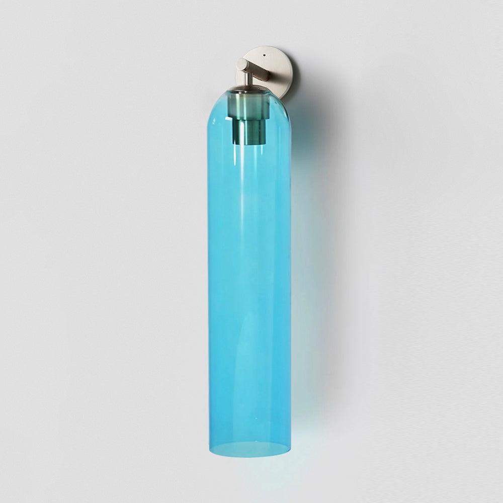 Art Glass Wall Sconce with LED Lighting