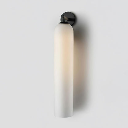 Art Glass Wall Sconce with LED Lighting