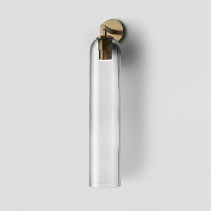 Art Glass Wall Sconce with LED Lighting — front view