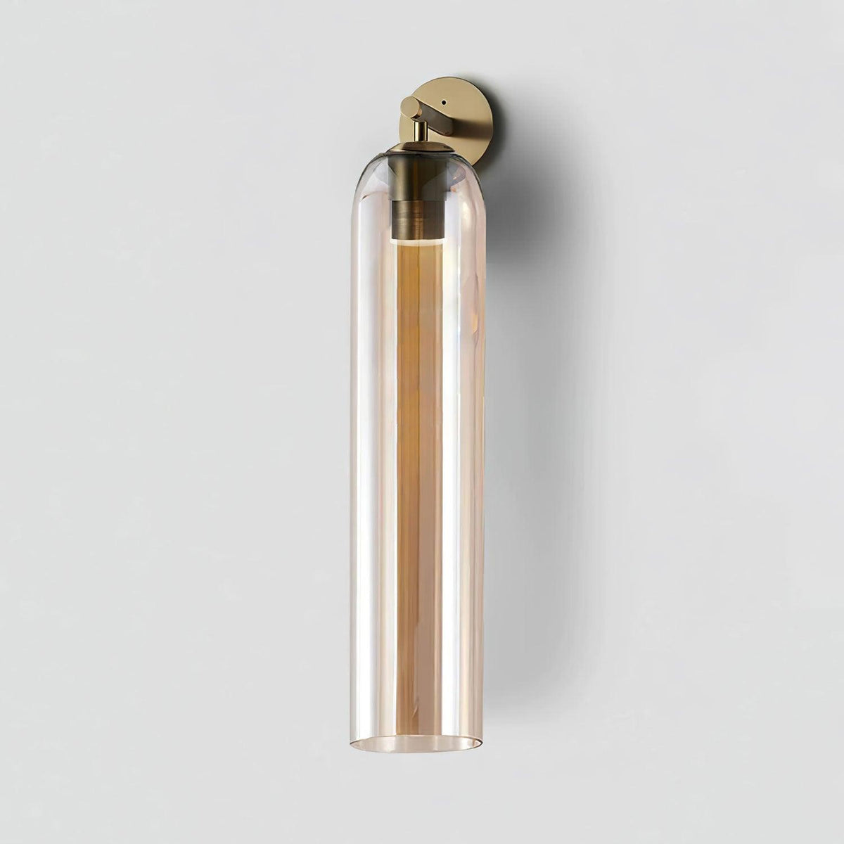 Art Glass Wall Sconce with LED Lighting — detail view
