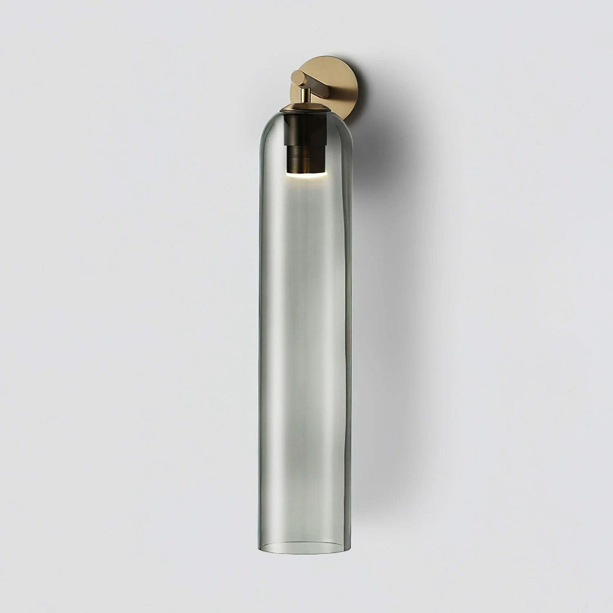 Art Glass Wall Sconce with LED Lighting — alternate angle
