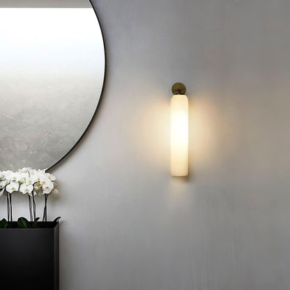 Art Glass Wall Sconce with LED Lighting