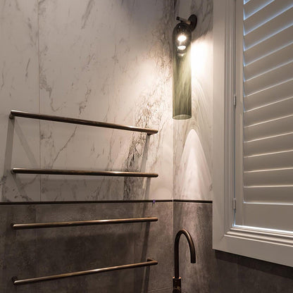 Art Glass Wall Sconce with LED Lighting