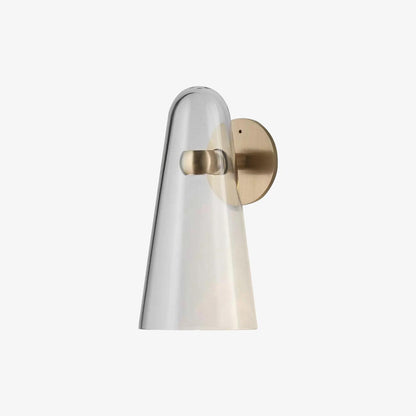 Conical Glass Wall Lamp, Soft Ambient Light