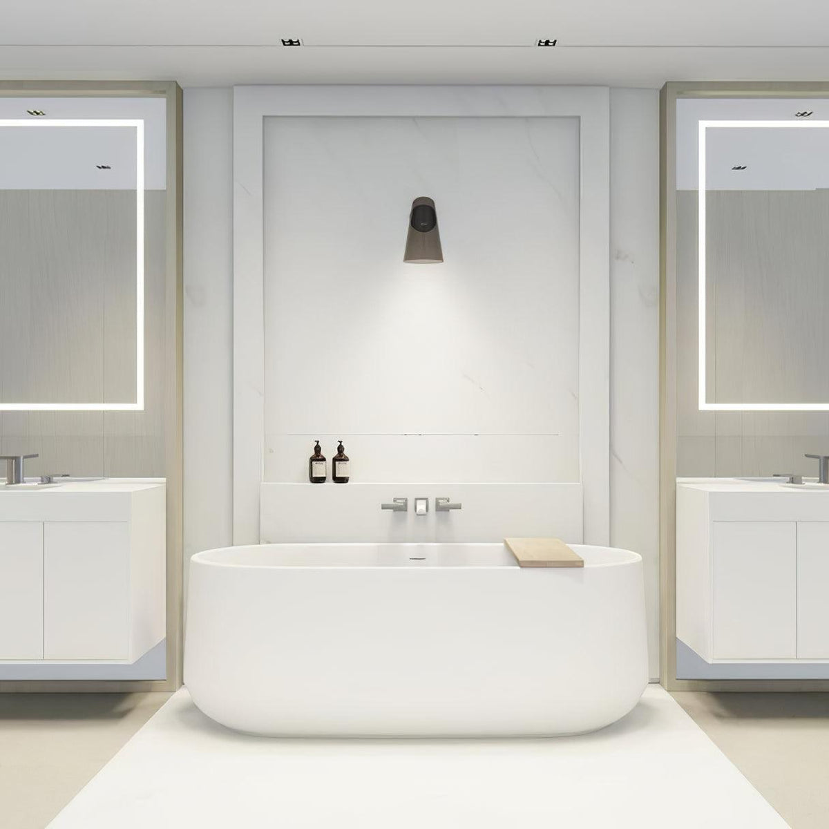 Conical Glass Wall Lamp, Soft Ambient Light