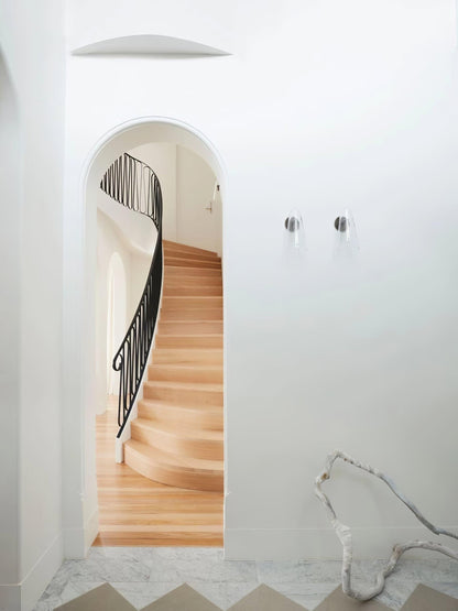 Conical Glass Wall Lamp, Soft Ambient Light