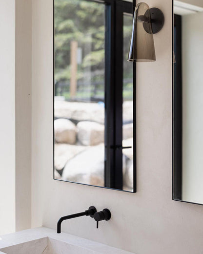 Conical Glass Wall Lamp, Soft Ambient Light