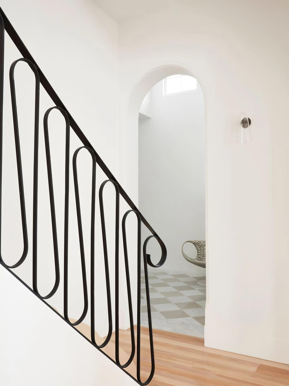 Conical Glass Wall Lamp, Soft Ambient Light