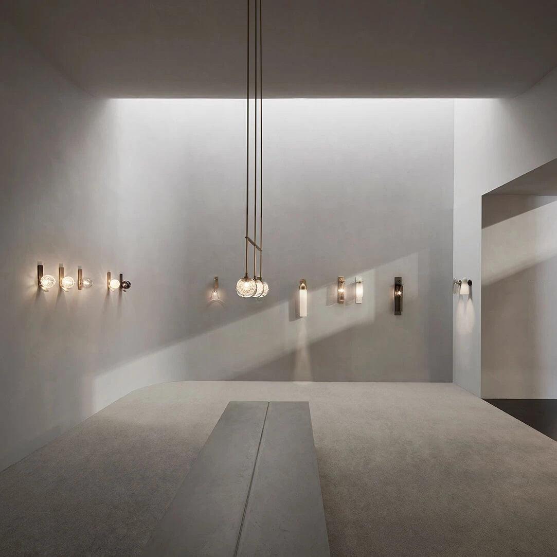 Conical Glass Wall Lamp, Soft Ambient Light