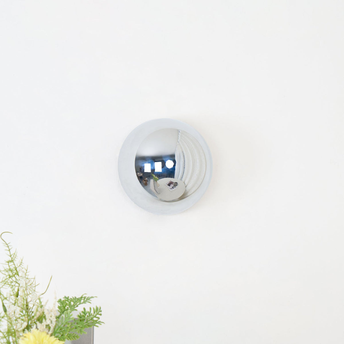 Sphere Wall Sconce with Adjustable Brightness