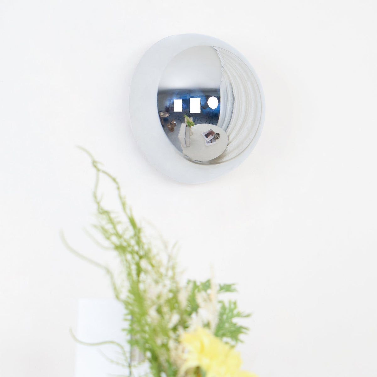Sphere Wall Sconce with Adjustable Brightness